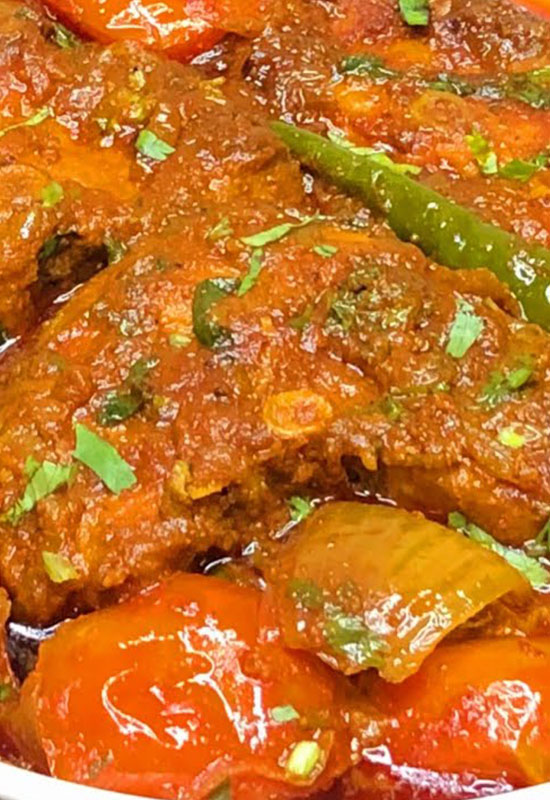 Rui Fish Fry / Dopiaza Meal